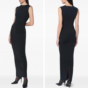 Ssense Entire Studios Sleeveless Maxi Dress XXS/S Black Noir